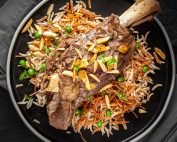Iraqi cuisine - Qouzi with rice Food Photography